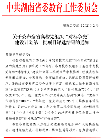 关于公布全省高校党组织“对标争先”建设计划第二批项目评选结果的通知 (1).png